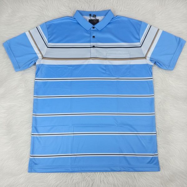 কুল গ্রে এবং ব্লু পলো শার্ট