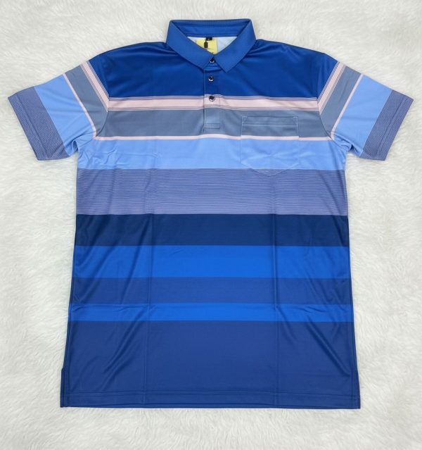 ট্রেন্ডি স্ট্রাইপড পলো শার্ট