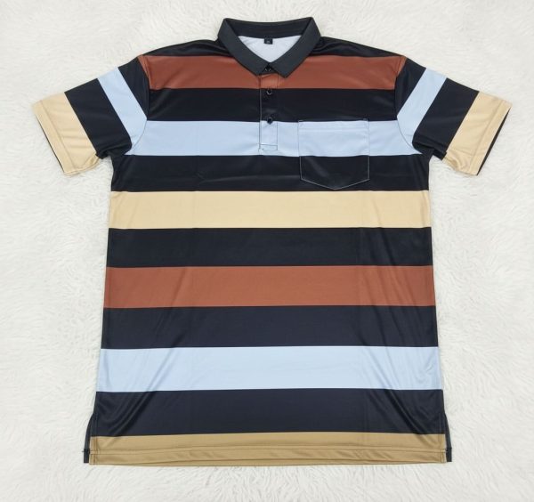 স্টাইলিশ স্ট্রাইপড পলো শার্ট