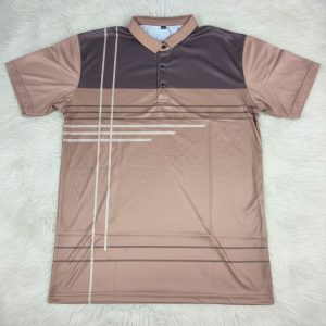 স্লিক ব্রাউন ও বেজ পলো শার্ট