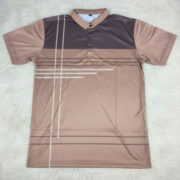 স্লিক ব্রাউন ও বেজ পলো শার্ট